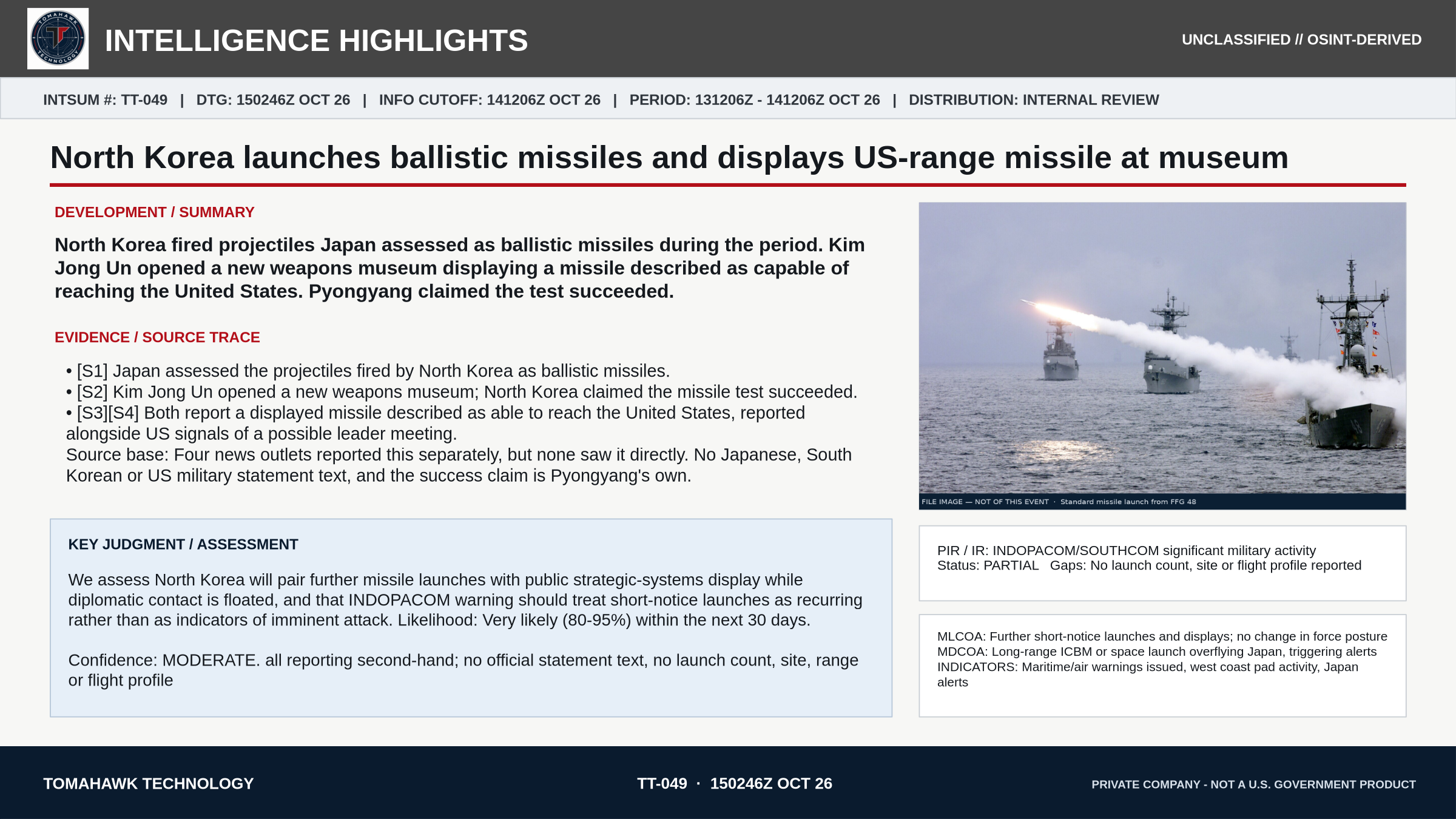 North Korea launches ballistic missiles and displays US-range missile at museum